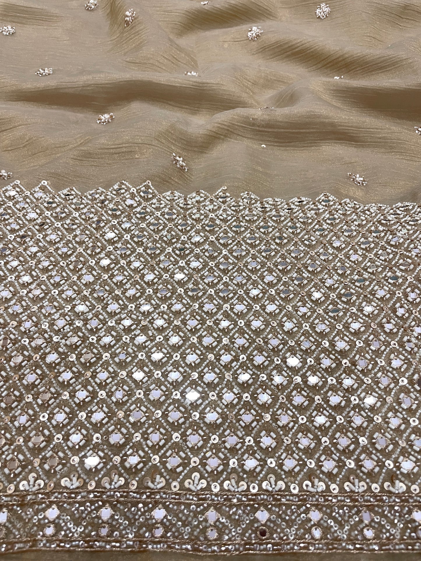 Crush Tissue Beads Embroidery(54'inch)