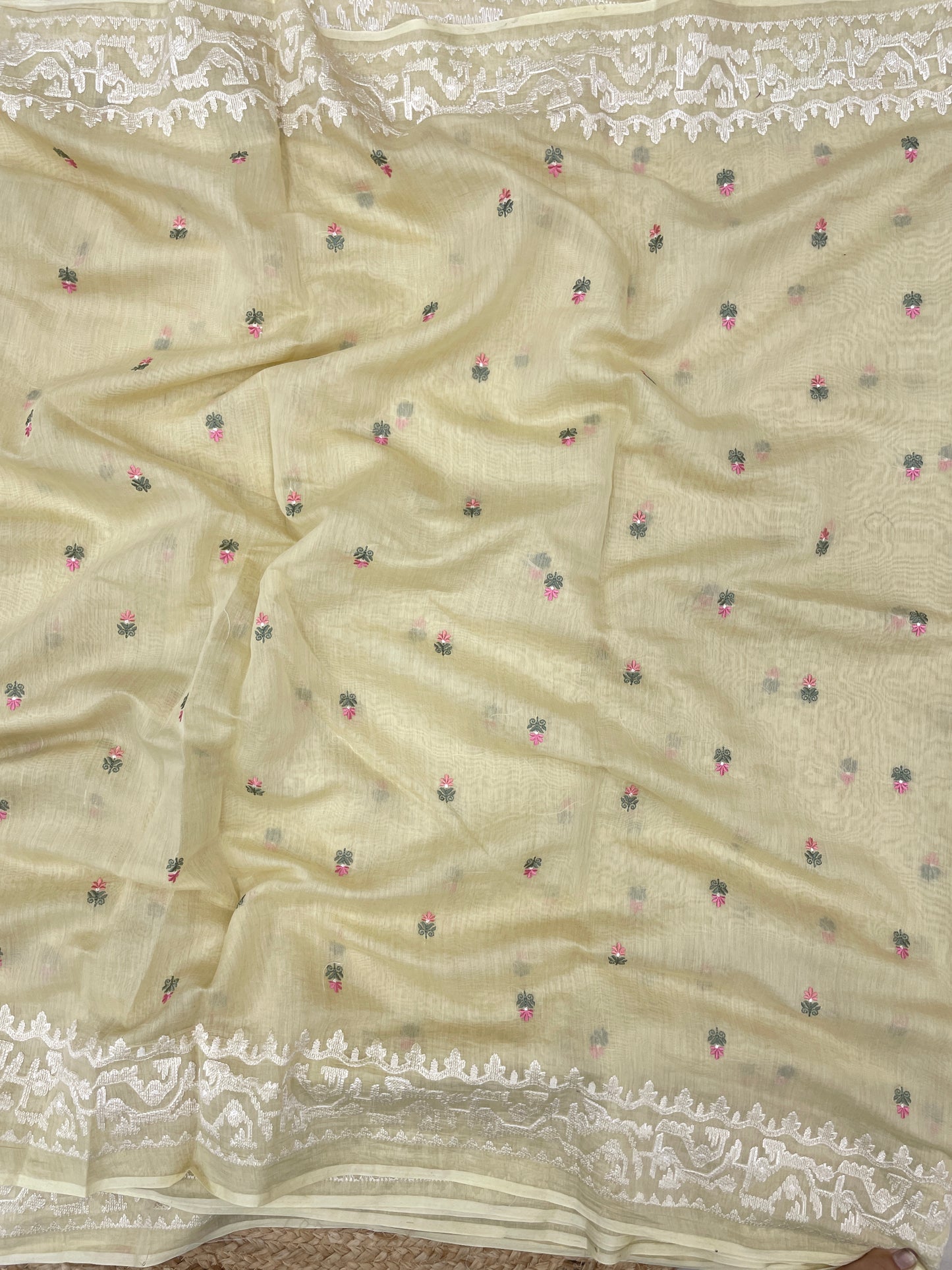 Beautiful Chanderi Embroidery