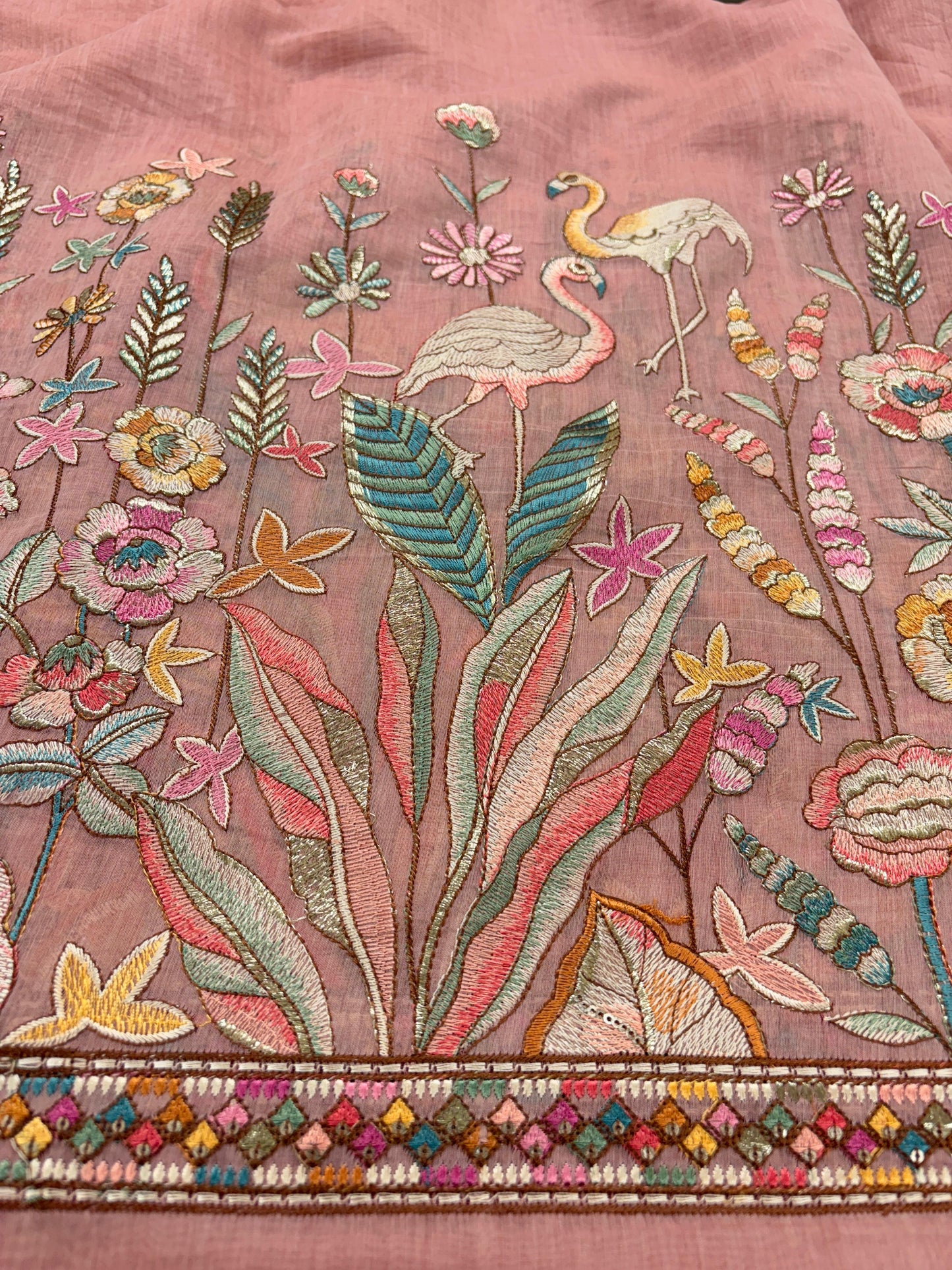 Chanderi Pannel Embroidery