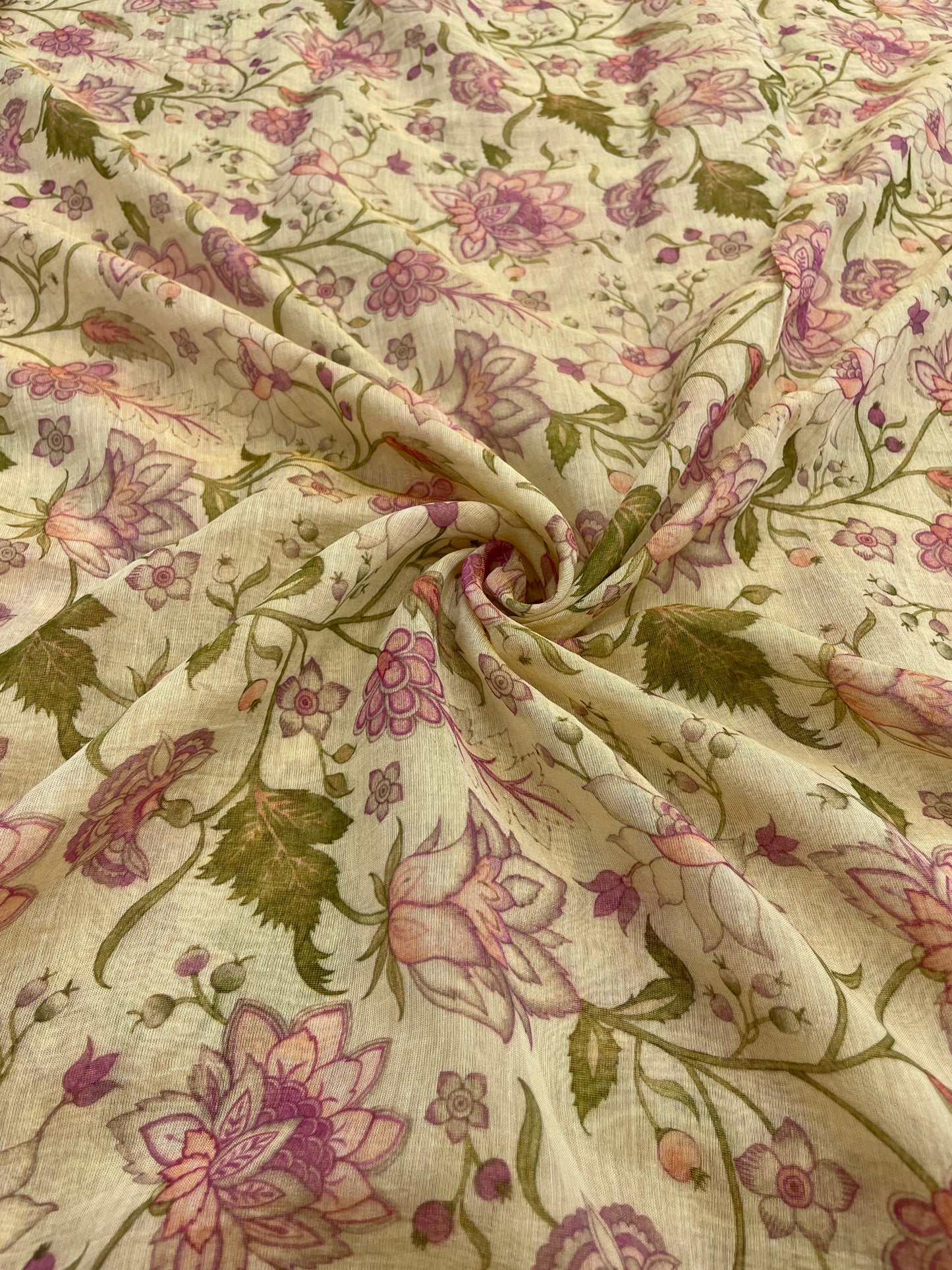 Chanderi Tissue Print