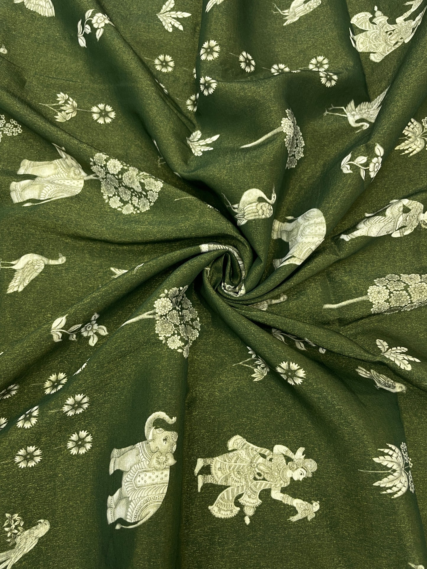 Chanderi Tissue Print