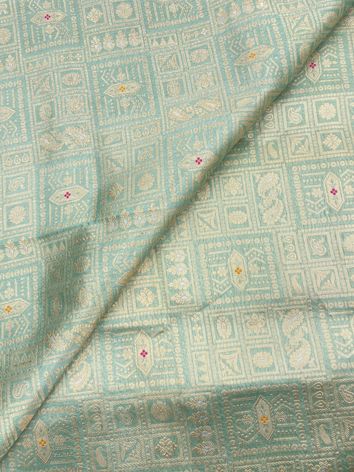 Pure Katan Silk Brocade (Color Available)