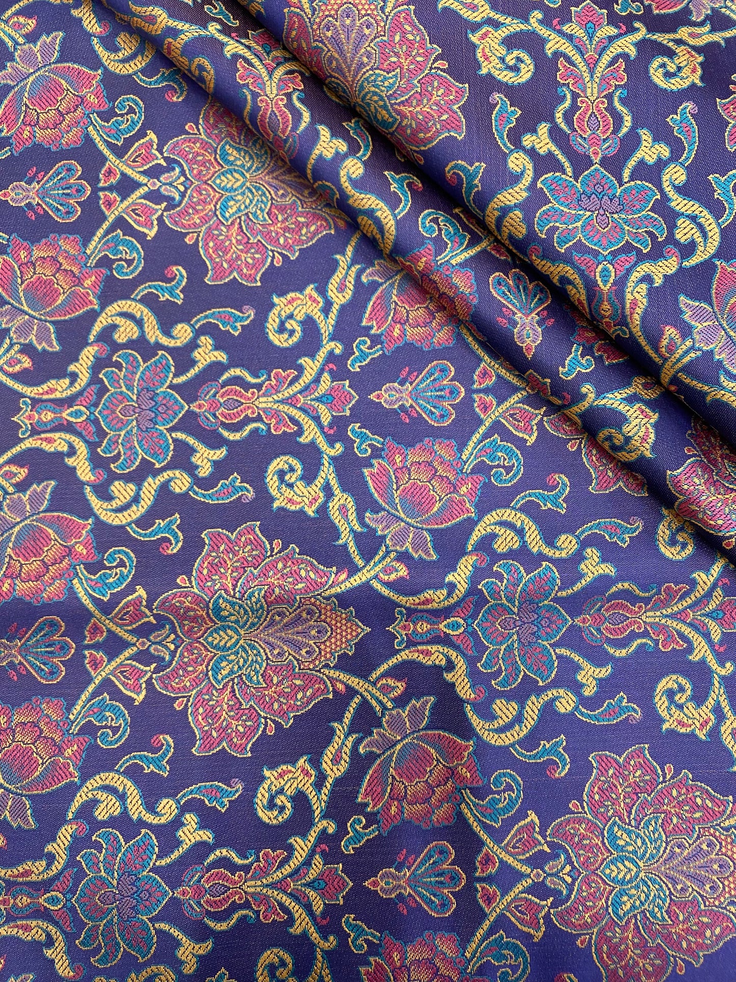 Pure Banarasi Brocade Fabric (colors available) 44"inch