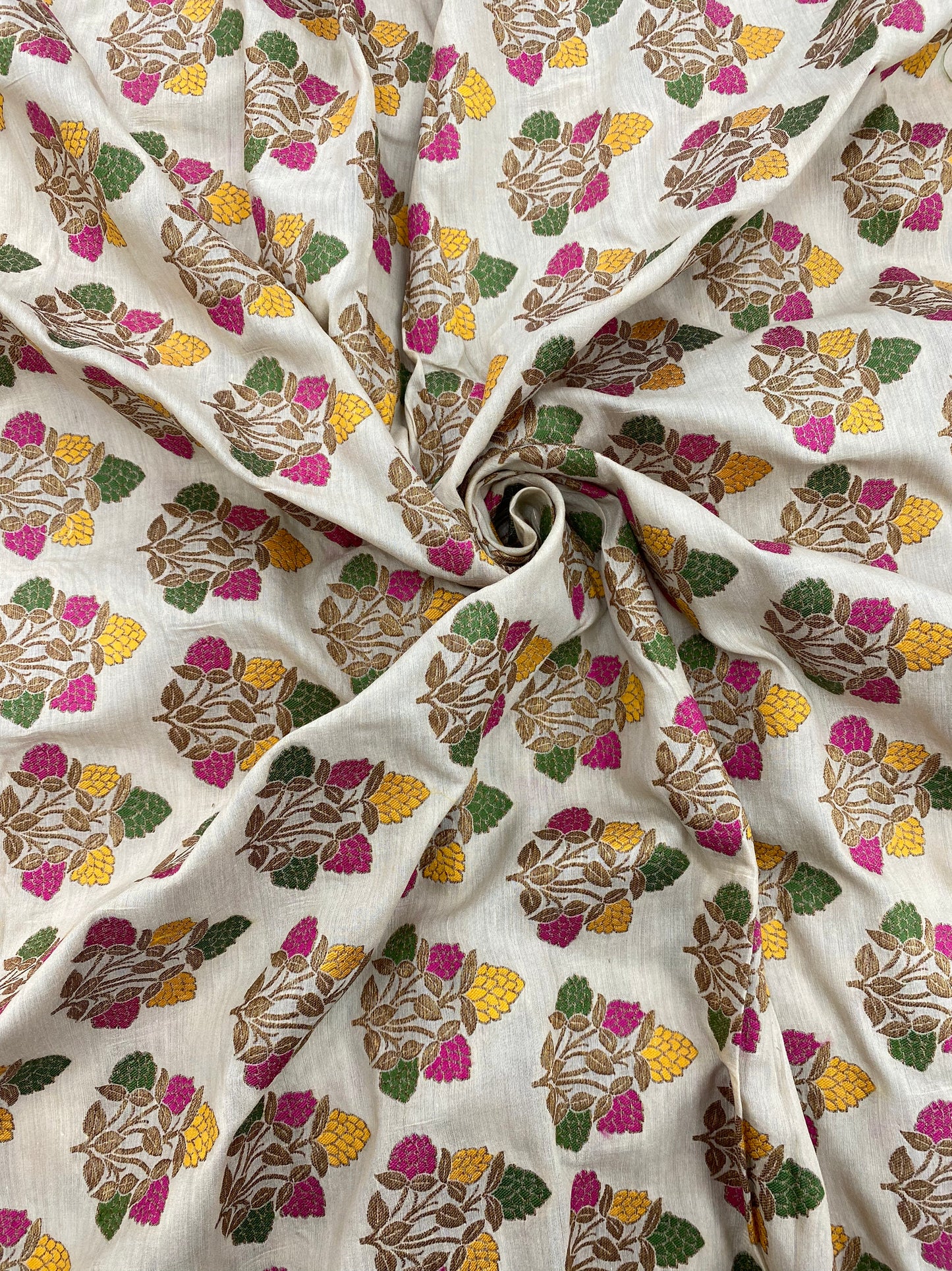 Pure Munga Meenakari Jacquard