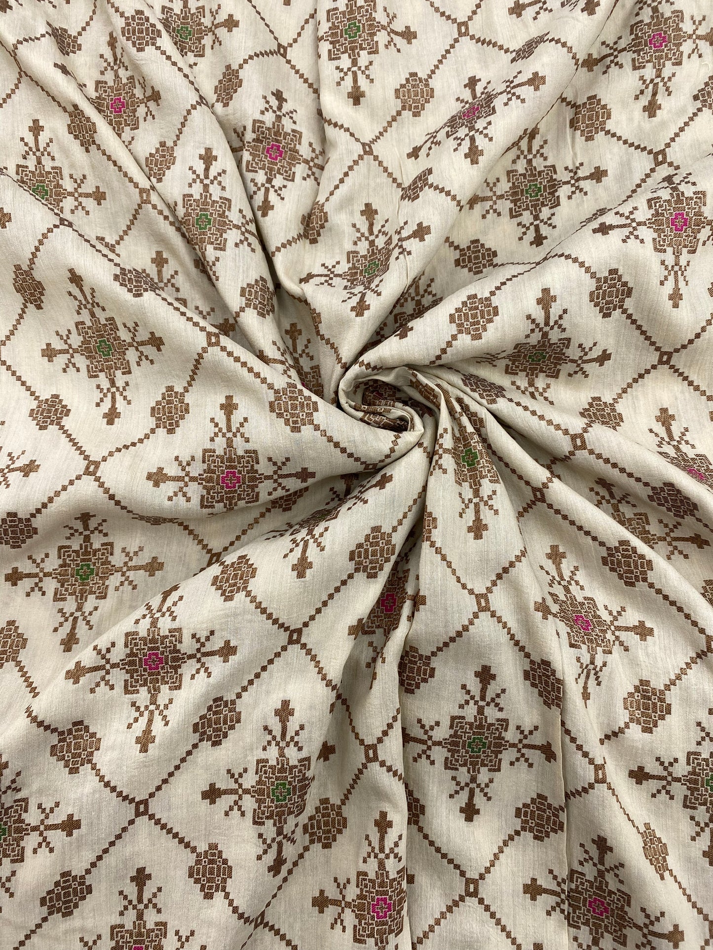 Pure Munga Meenakari Jacquard