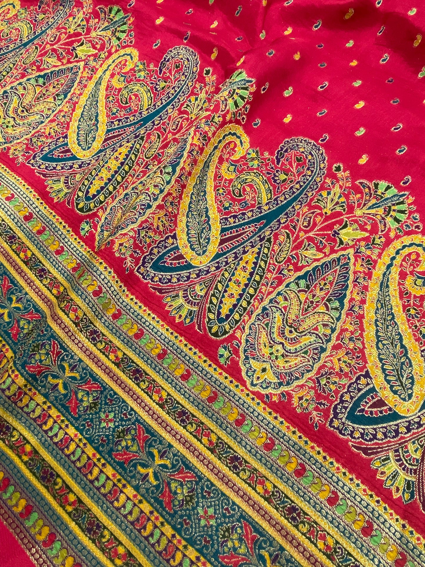 Dola Silk Jacquard With Print (Color Available) 44"Inch