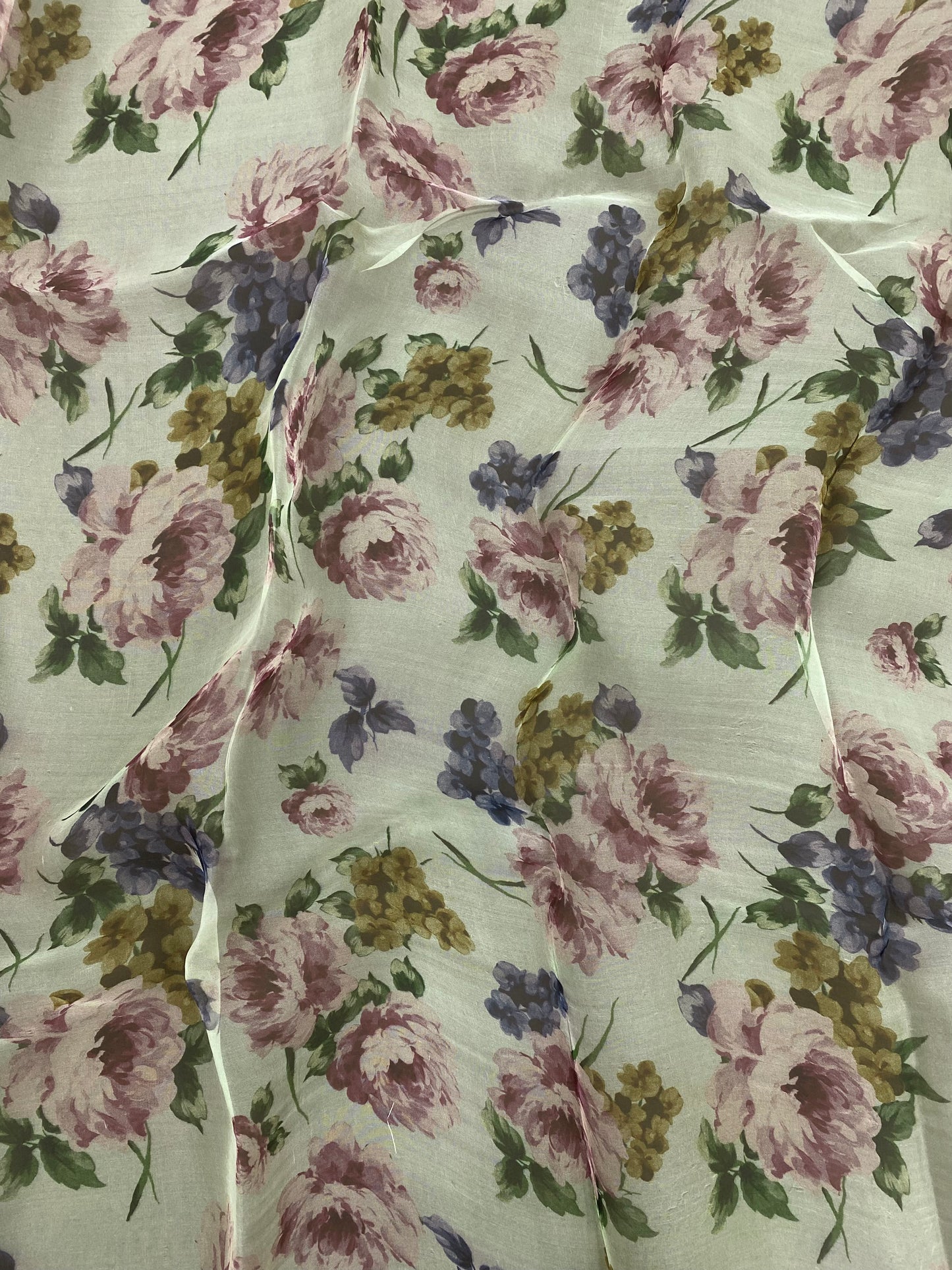 Pure Silk Organza Print