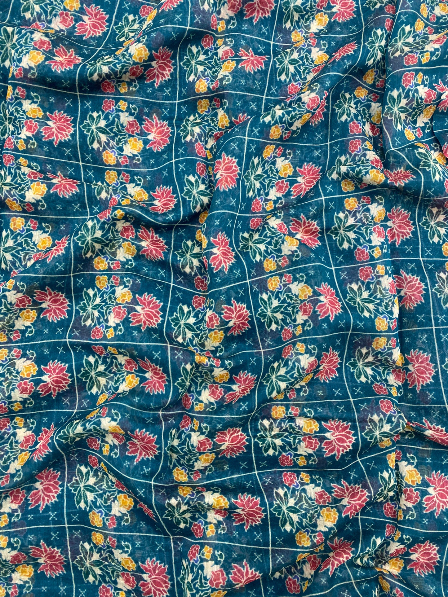 Chanderi Print(Colors Available)44'inch