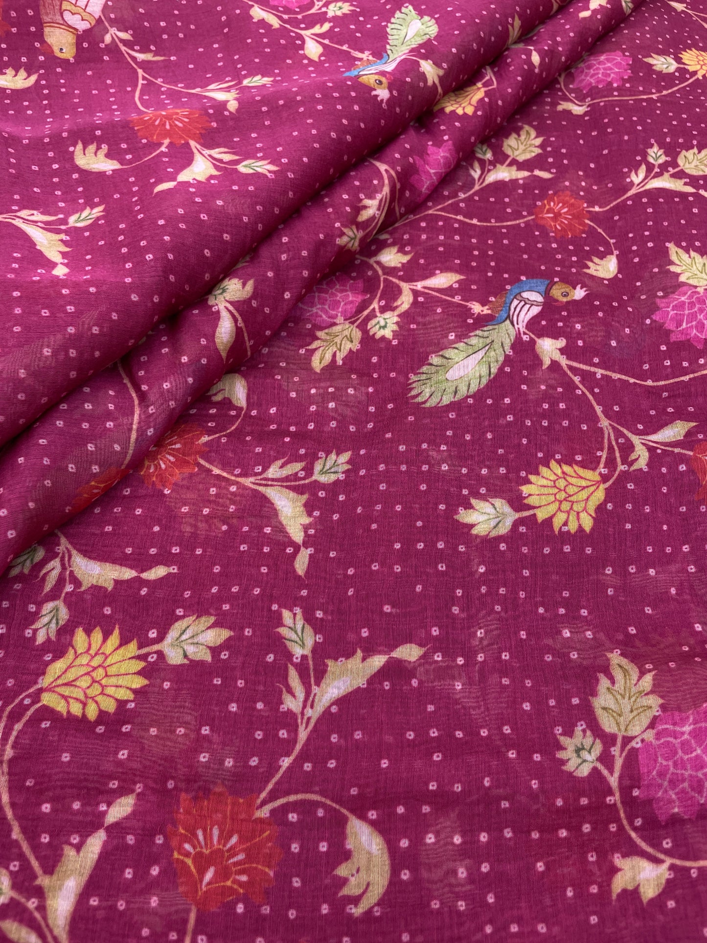 Chanderi Print Fabrics (44"inch)