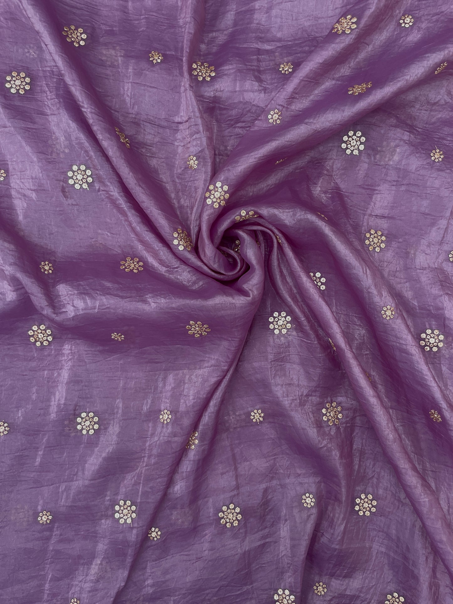 Glass Organza sequence Dupatta (Color Available) 44"Inch