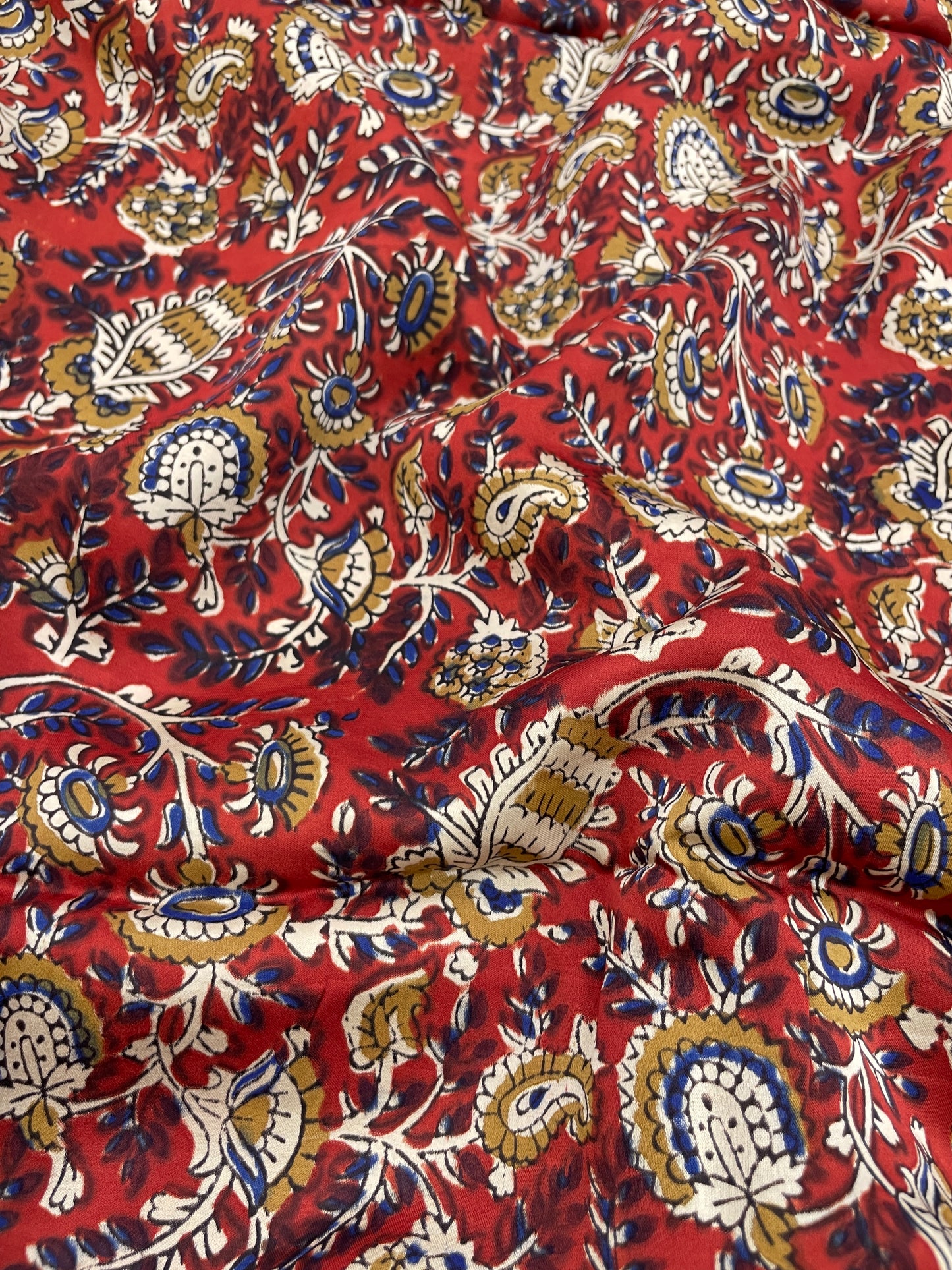 Modal Satin Ajrakh Print