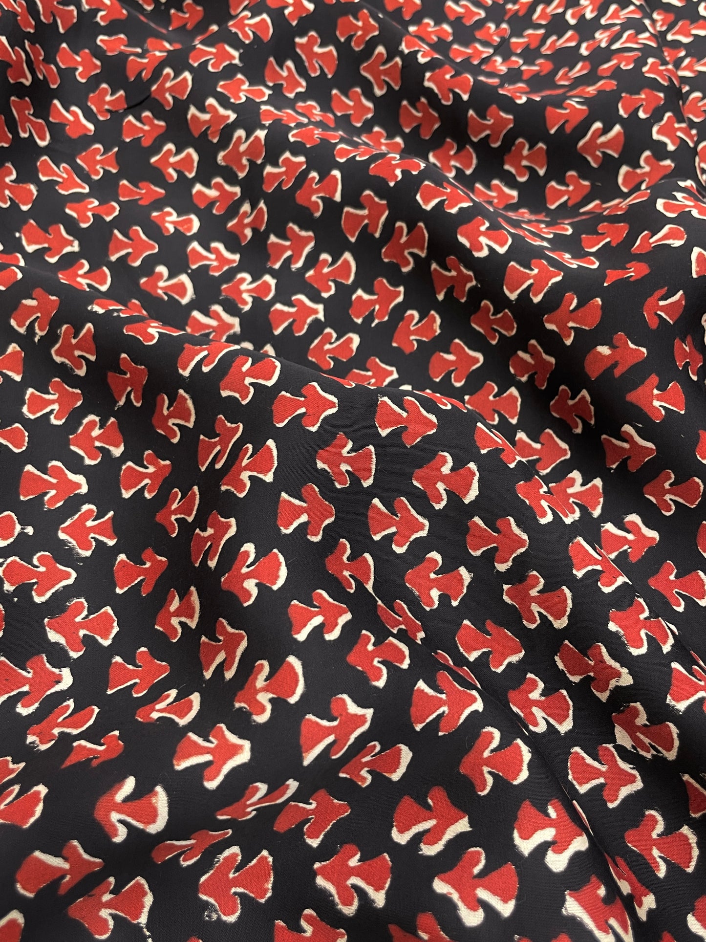 Modal Satin Ajrakh Print