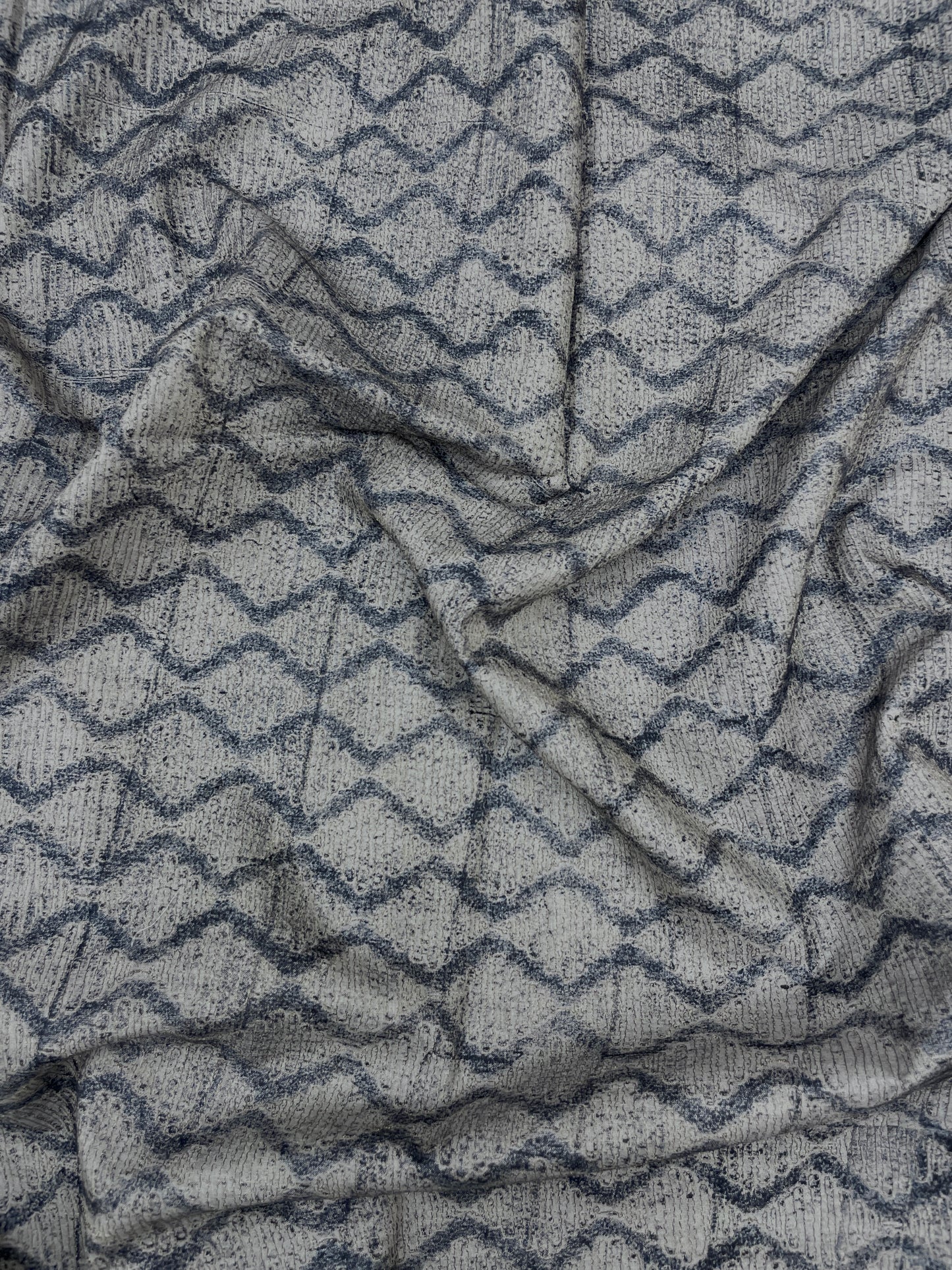 Elegant Beautiful Print Embroidery On Pure Munga Fabric