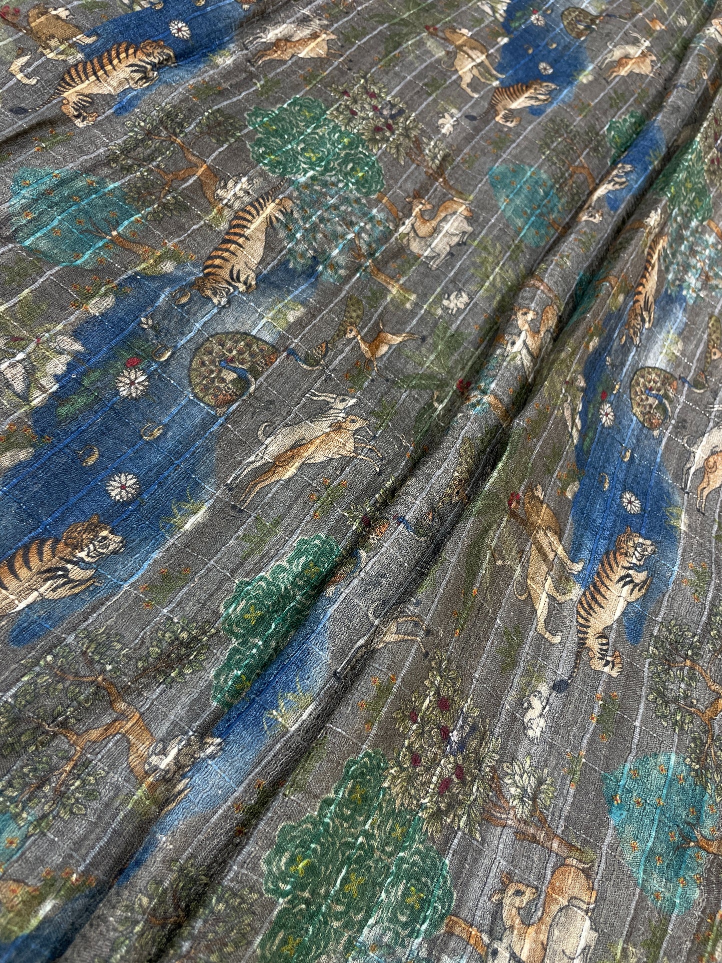 Pure Tussar Silk Prints