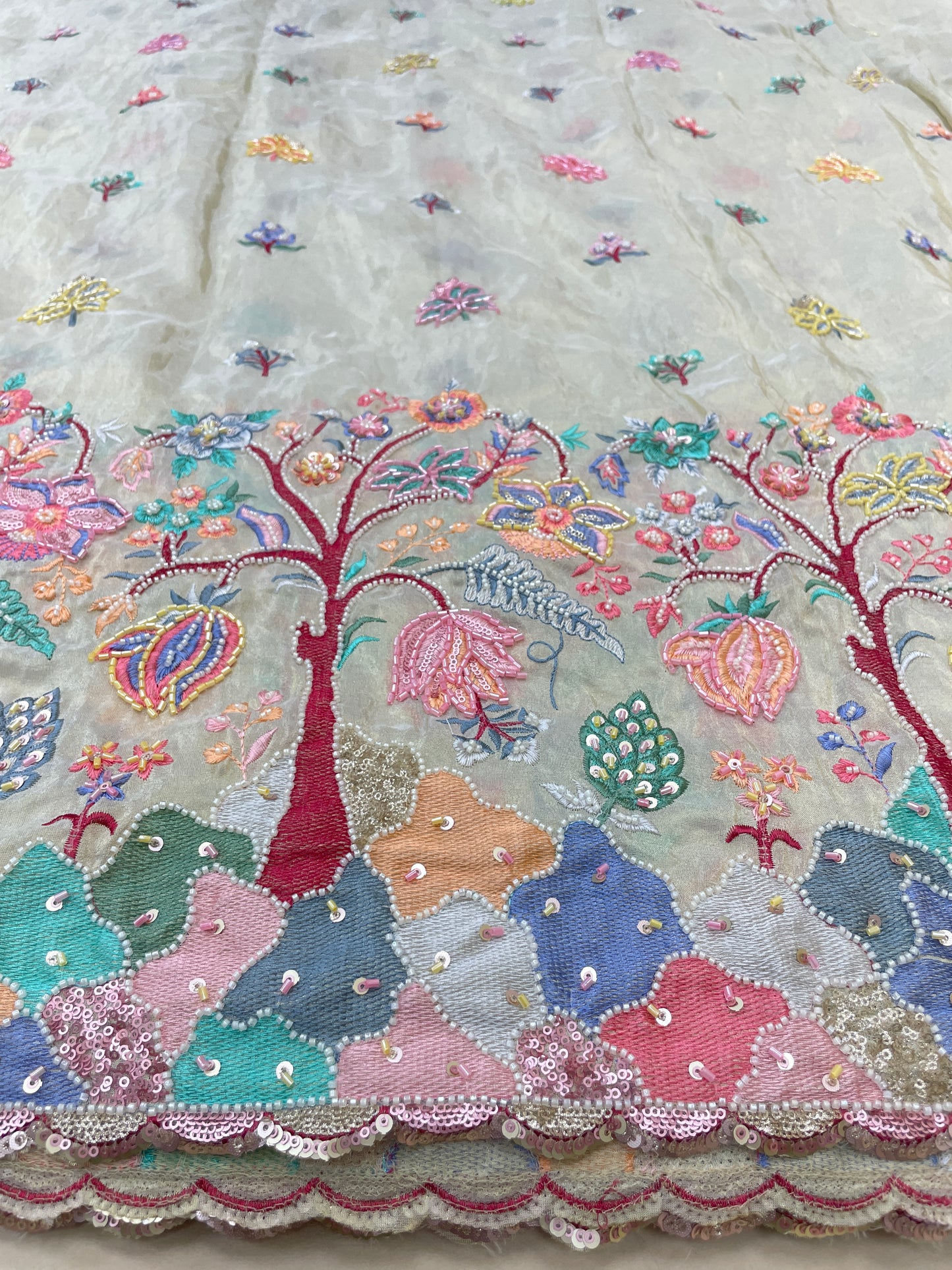 Tissue Panel Embroidery