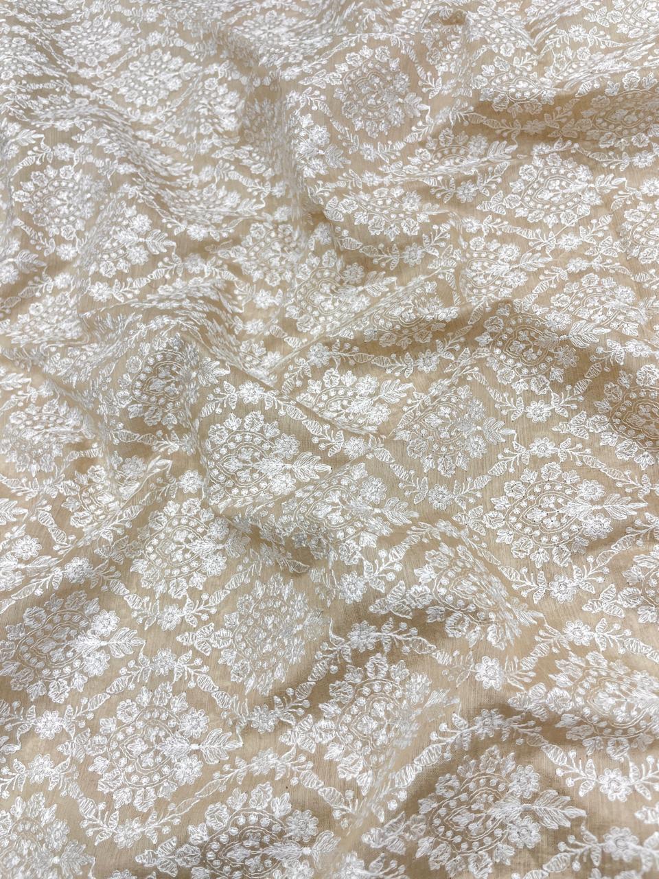 Munga Silk Embroidery Dyeable