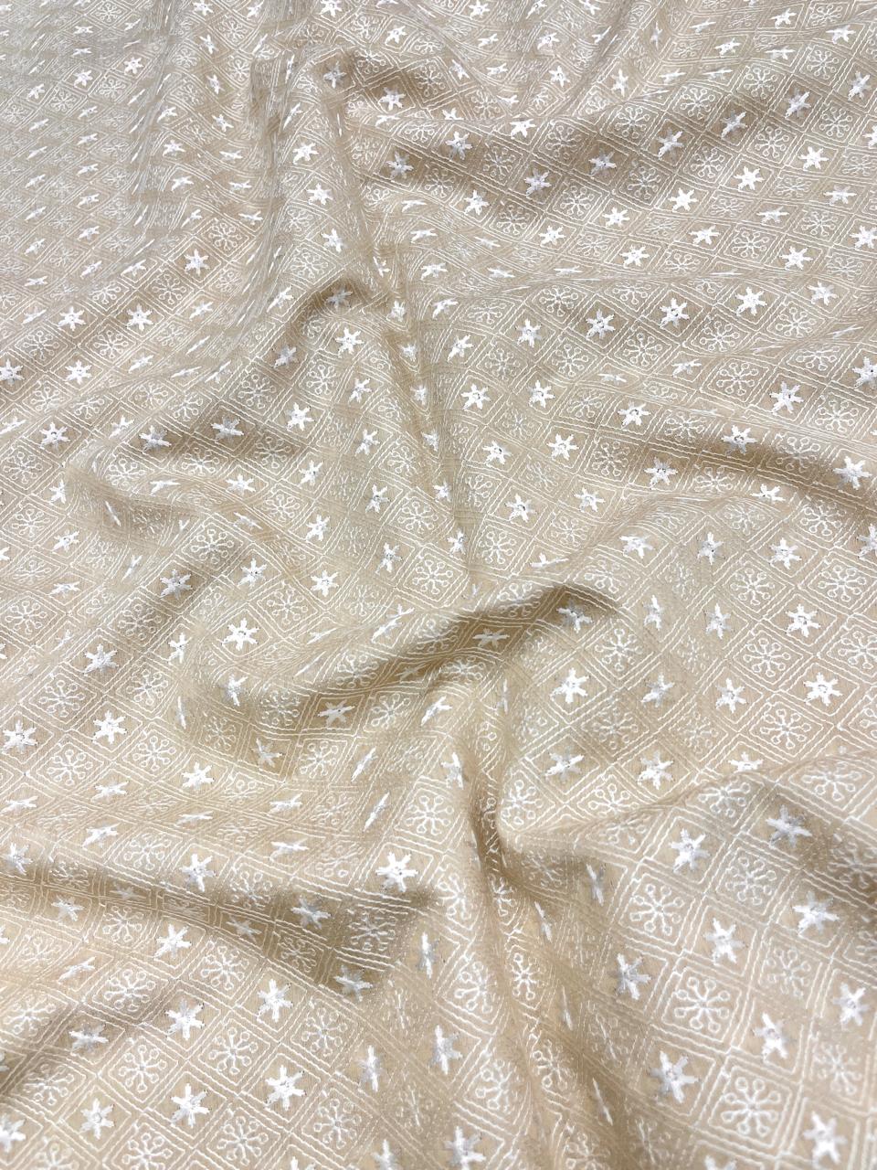 Munga Silk Embroidery Dyeable