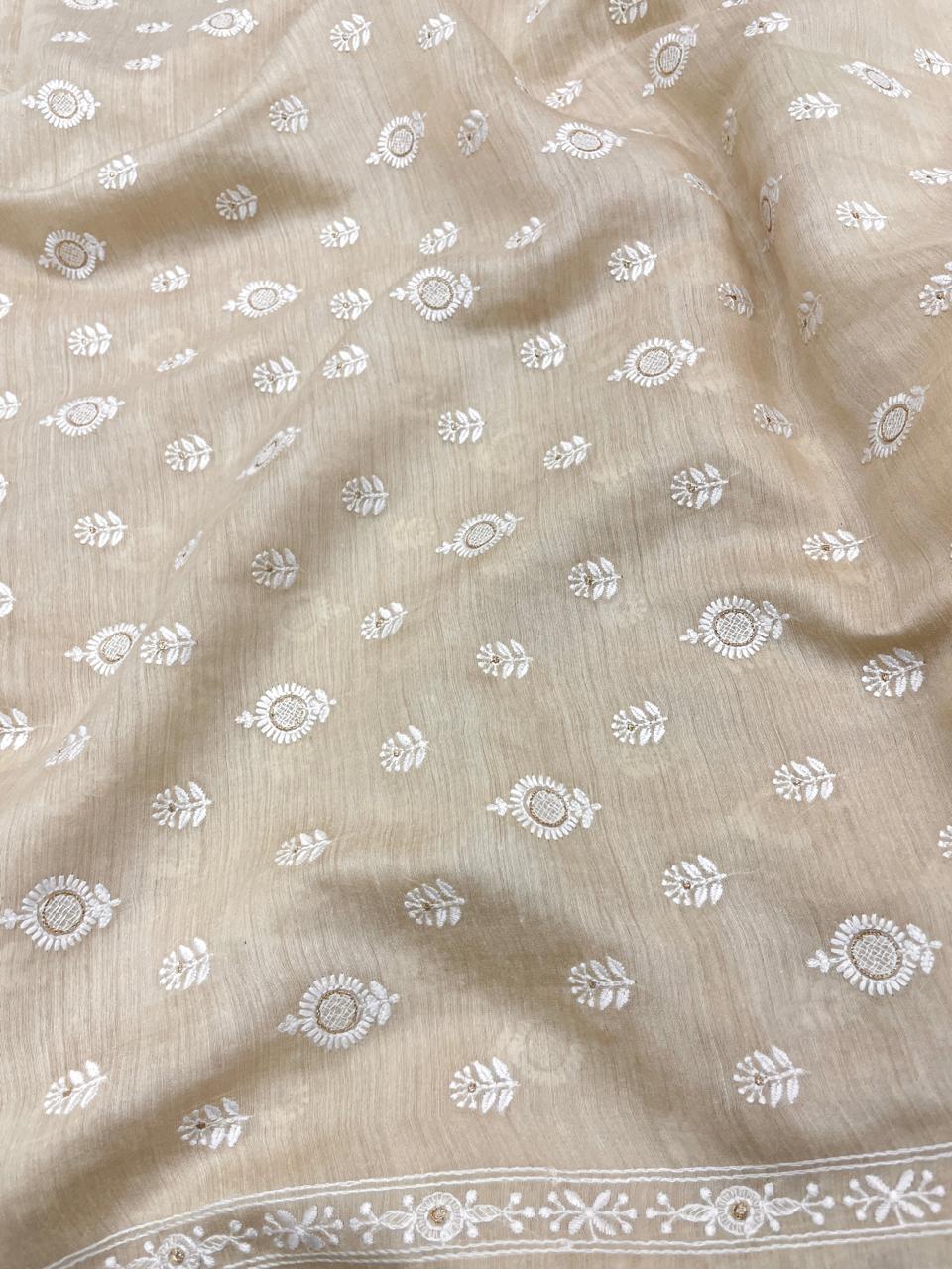 Munga Silk Embroidery Dyeable