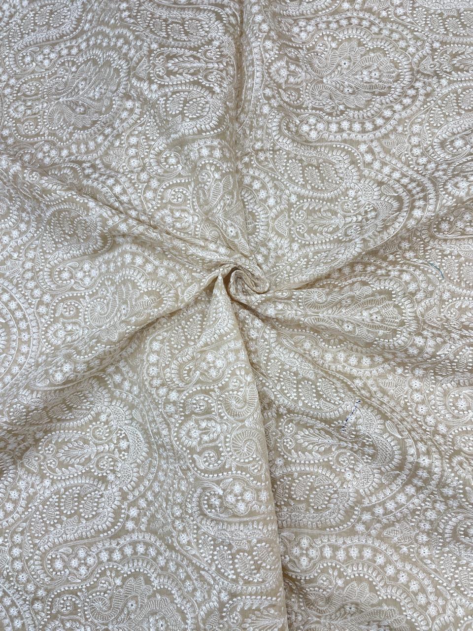 Munga Silk Embroidery Dyeable