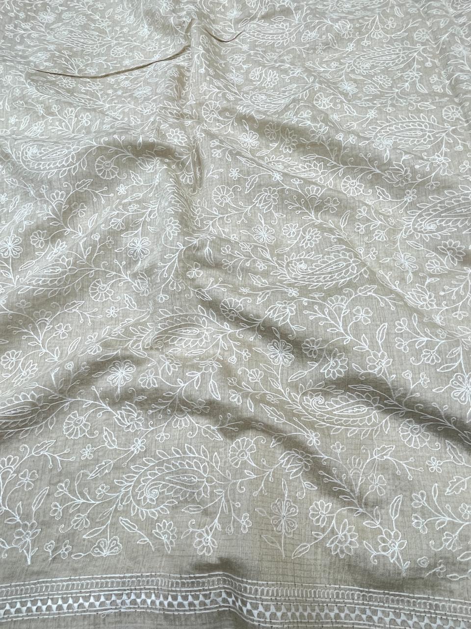 Munga Silk Embroidery Dyeable