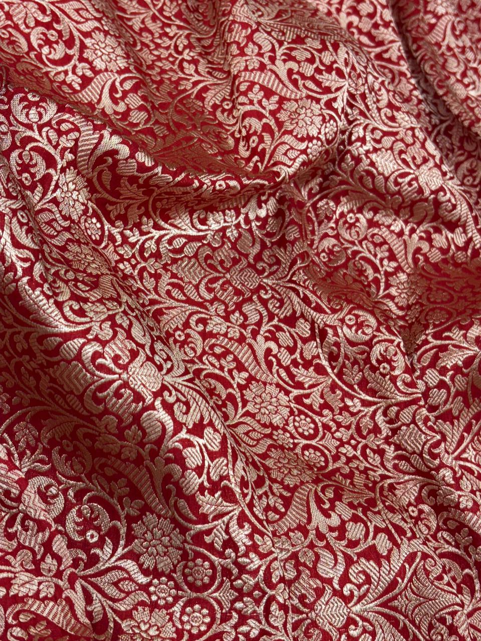 Pure Katan Silk Brocade 44"Inch