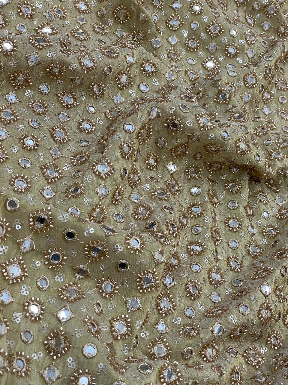 Tissue Beads Embroidery (44"Inch)