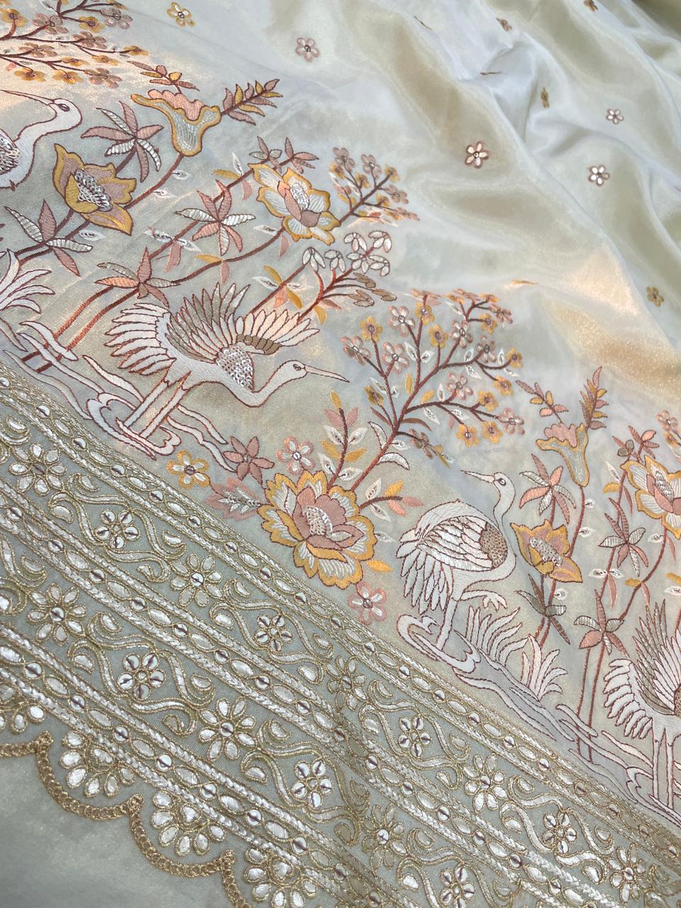 Tissue Pannel Embroidery