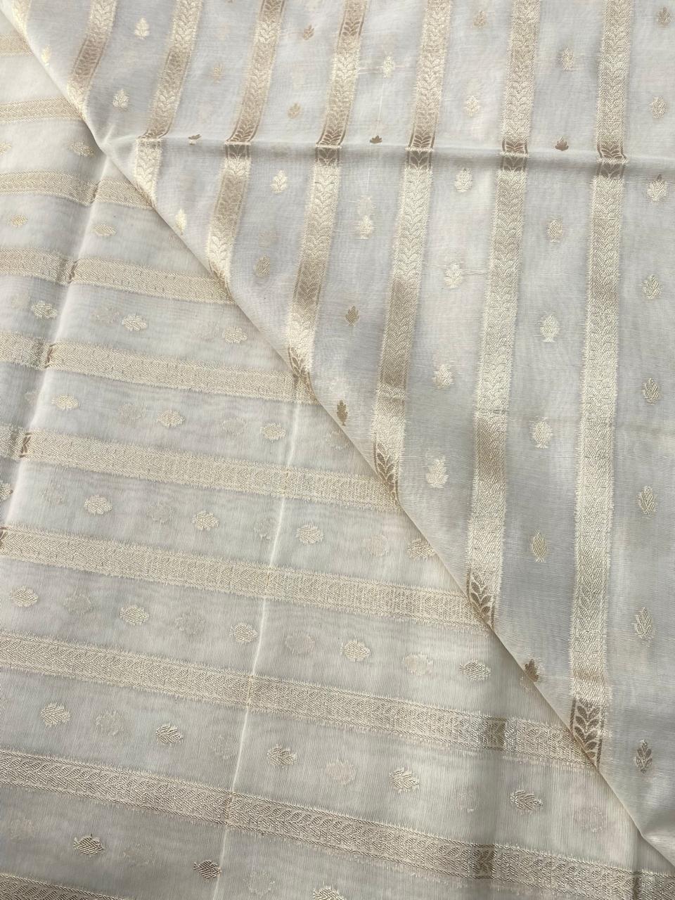 Chanderi Jacquard Dyeable