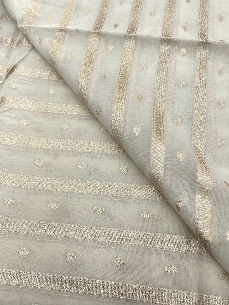 Chanderi Jacquard Dyeable