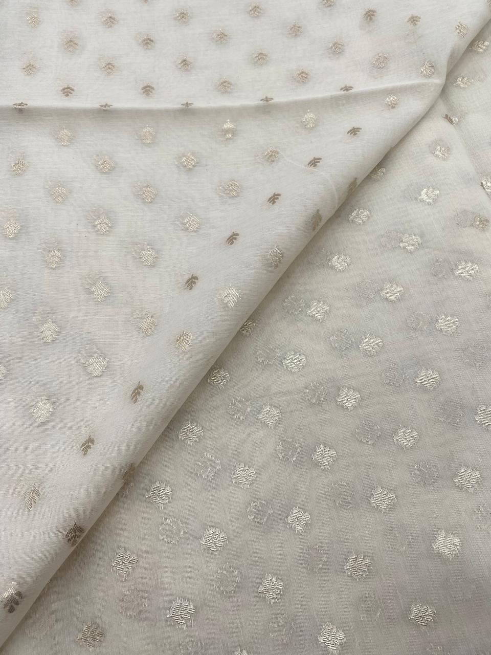 Chanderi Jacquard Dyeable