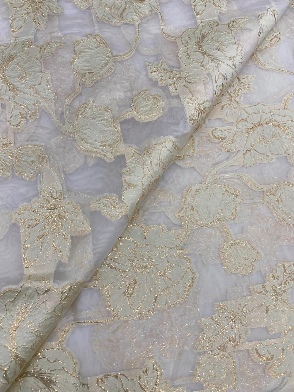 Organza Zari Work