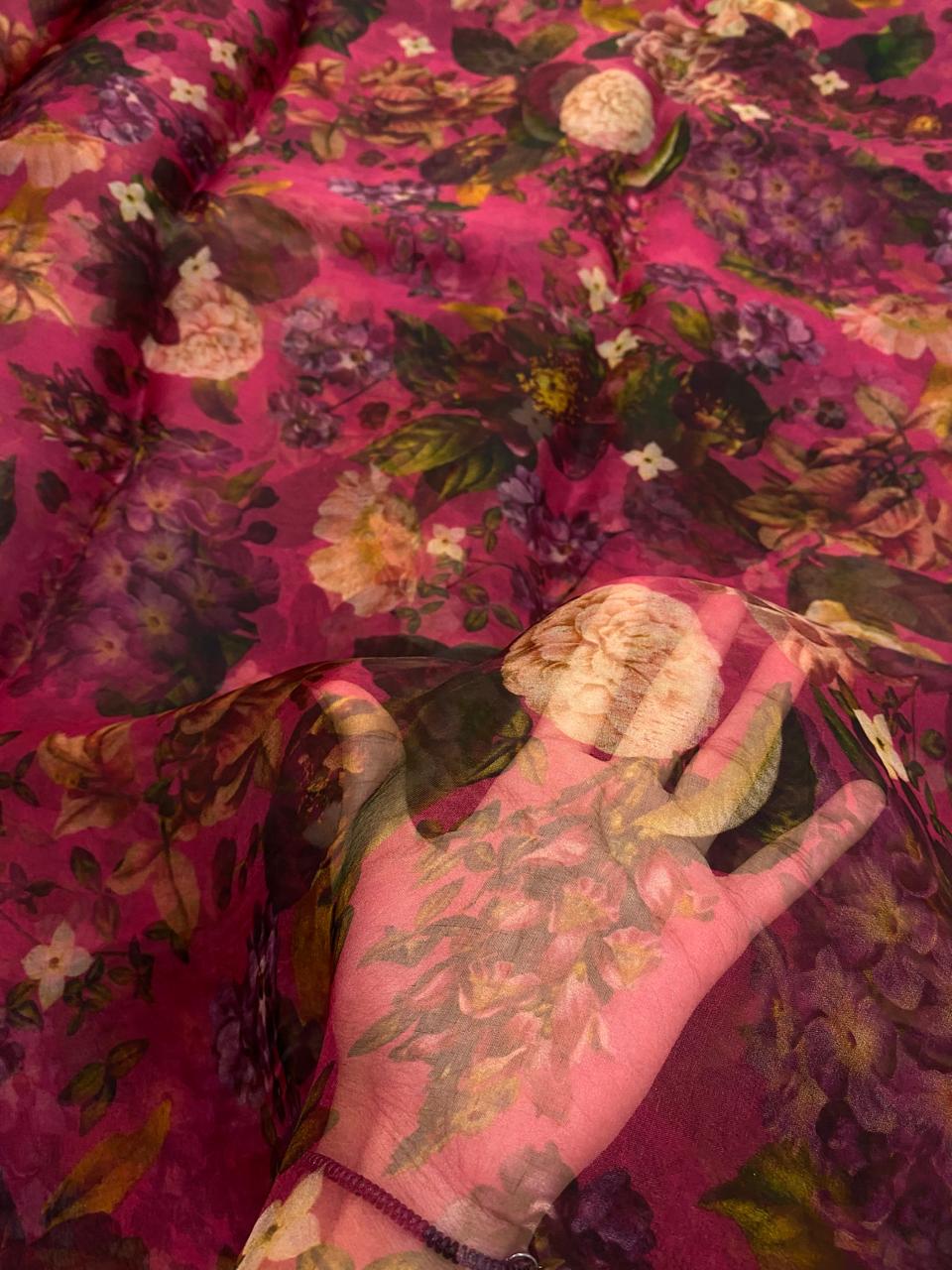 Silk Organza Print