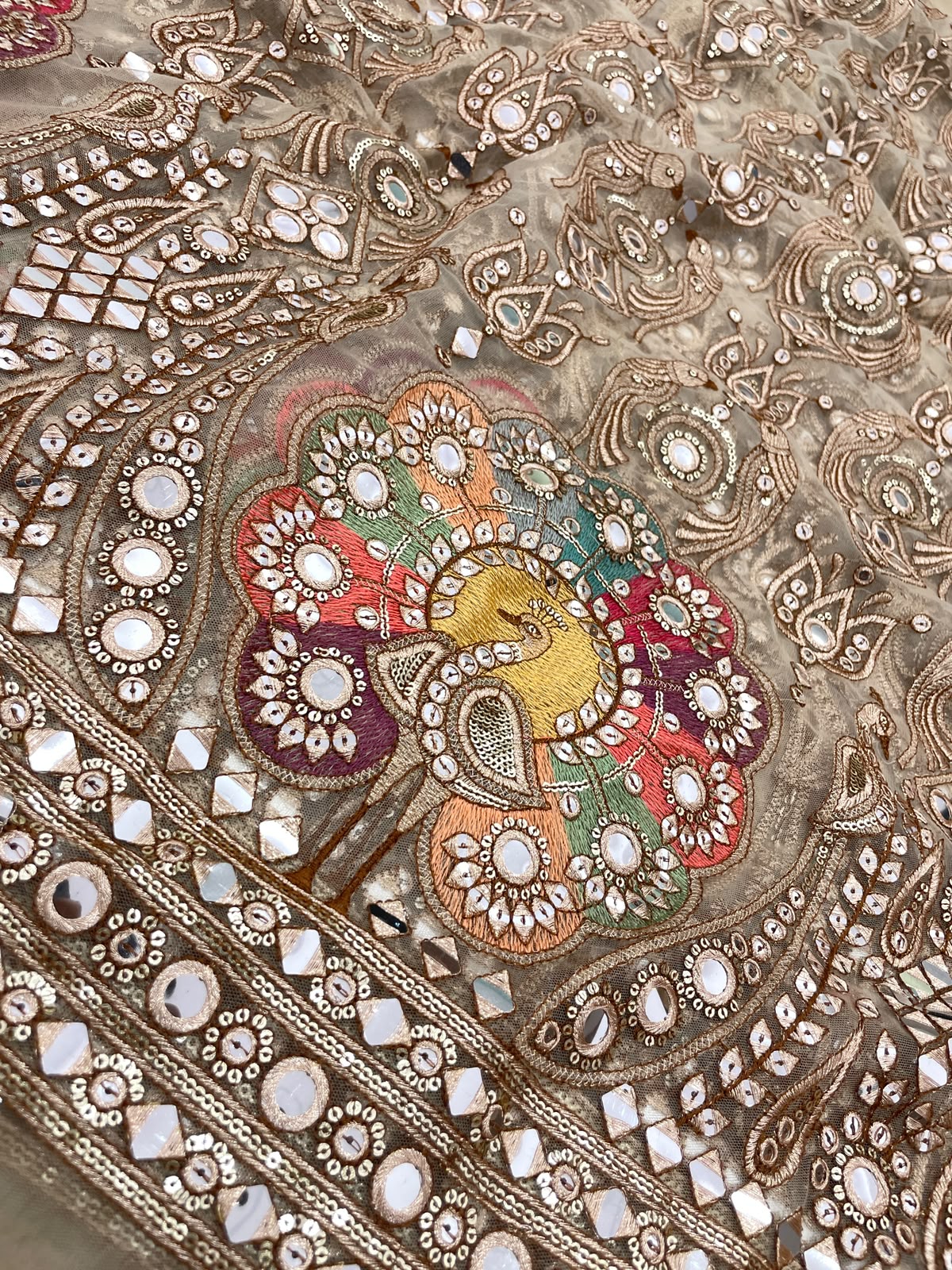 Net Beads Pannel Embroidery