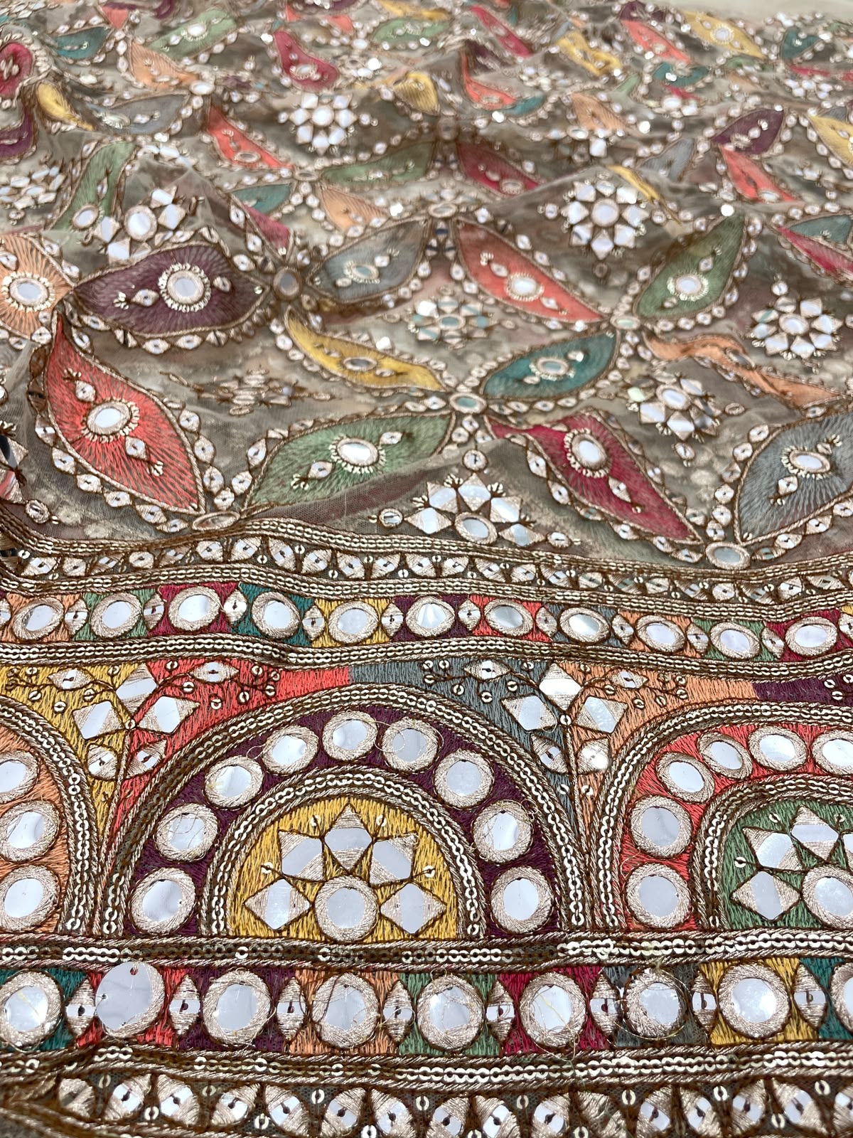 Net Beads Pannel Embroidery