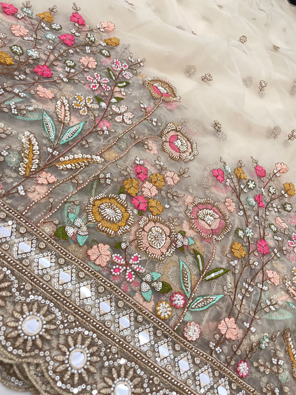 Net Beads Pannel Embroidery