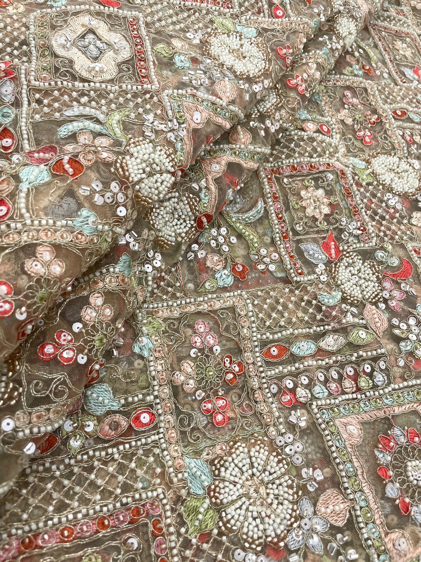 Net Beads Embroidery