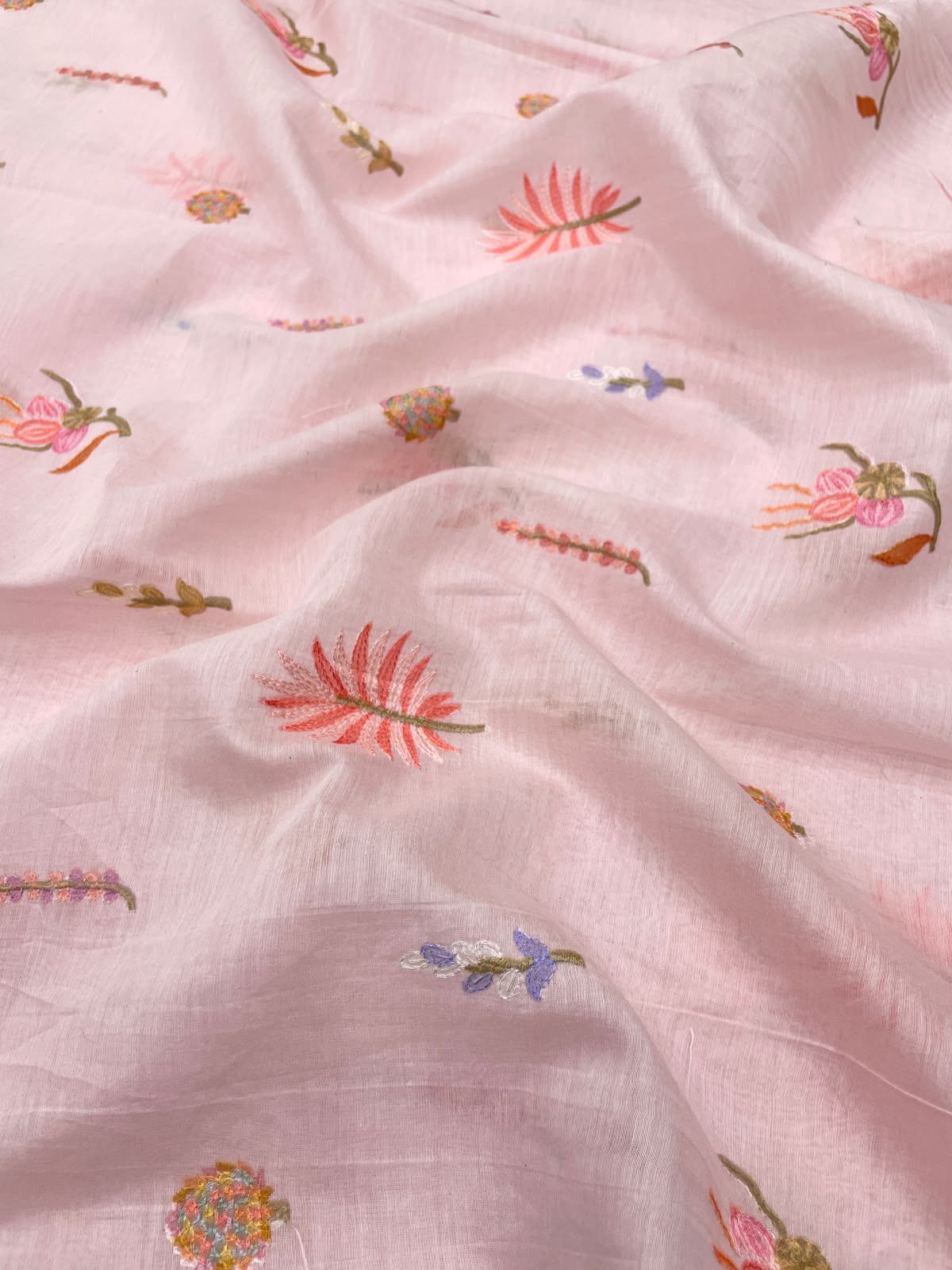 Chanderi Embroidery (44"inch)