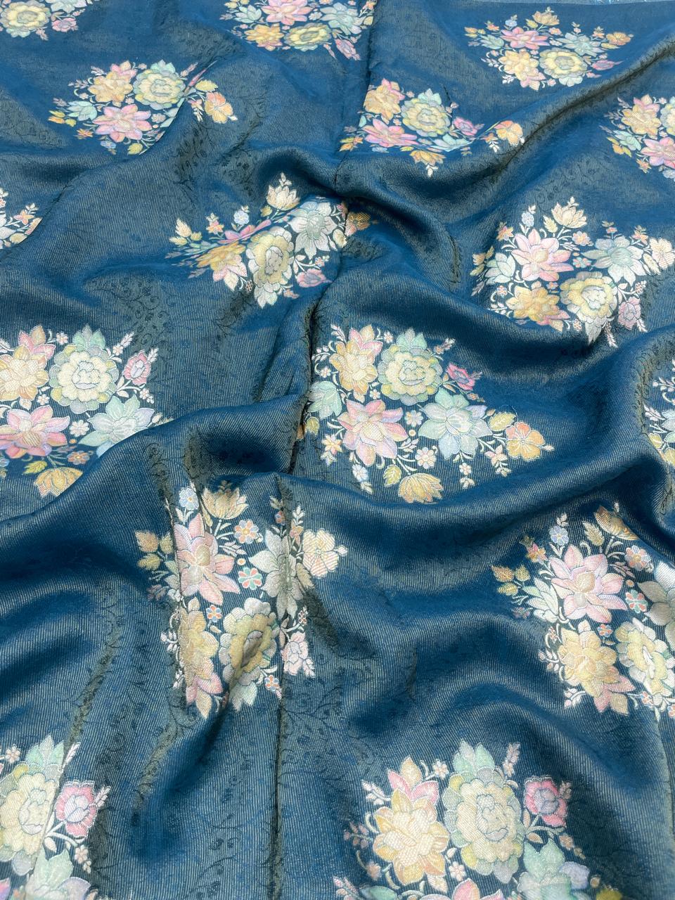 Rakhi Special Banarasi tissue brocade with position print Set
