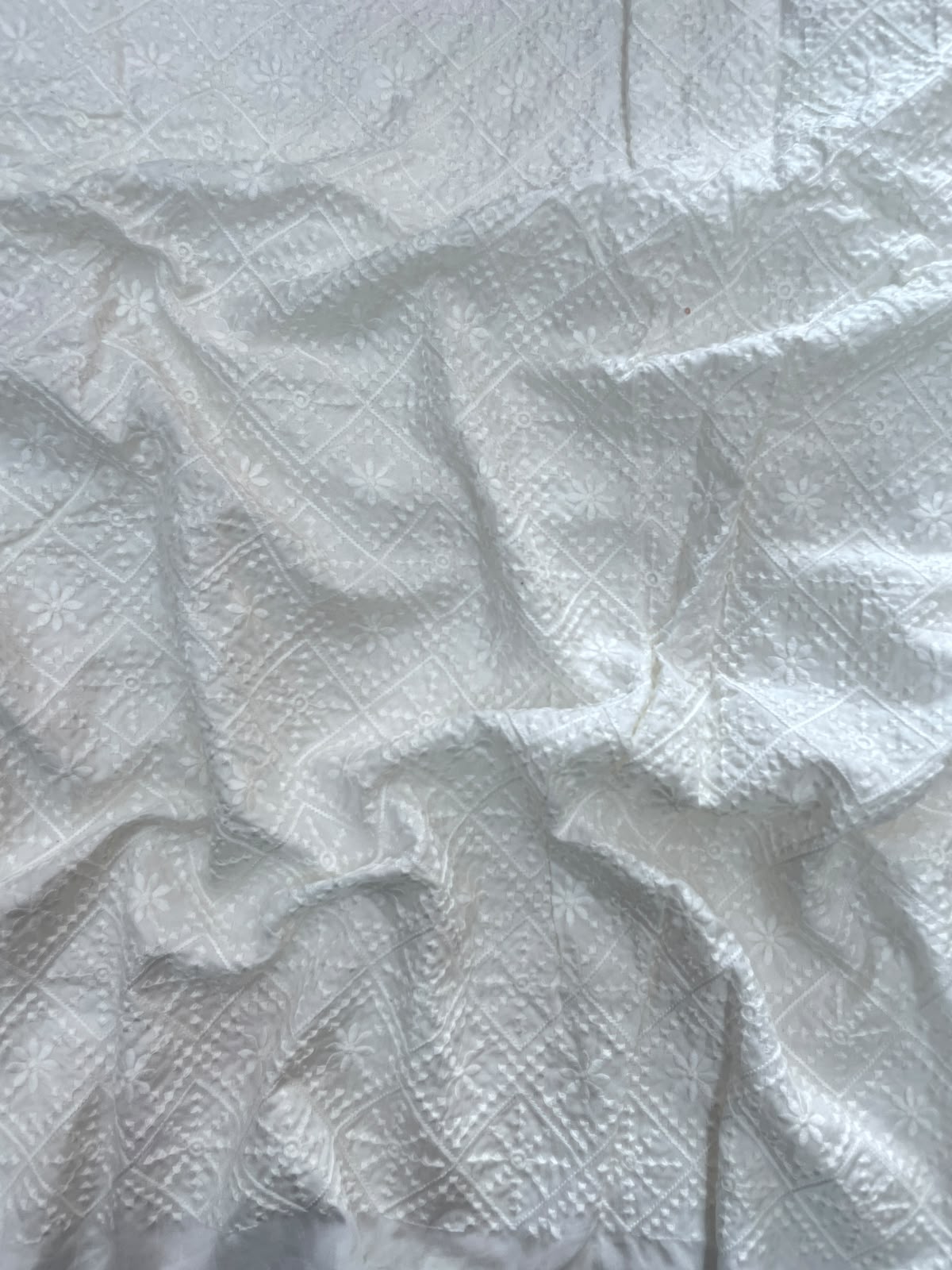 Mysore Silk Embroidery Dyeable