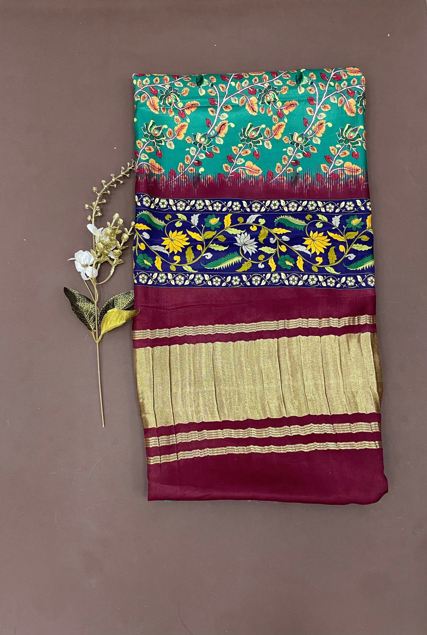 Gazi Silk Printed Dupatta