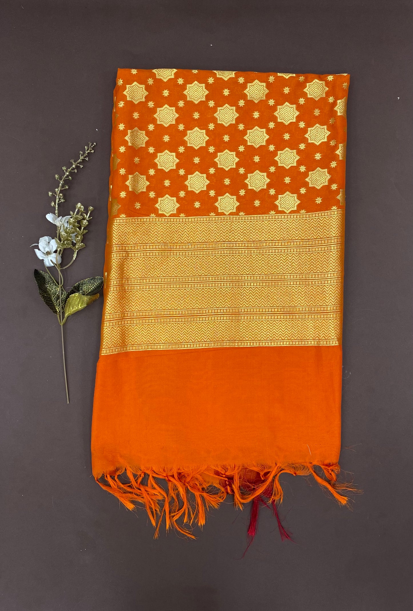 Banarasi Silk Zari Dupatta (Colours Available)