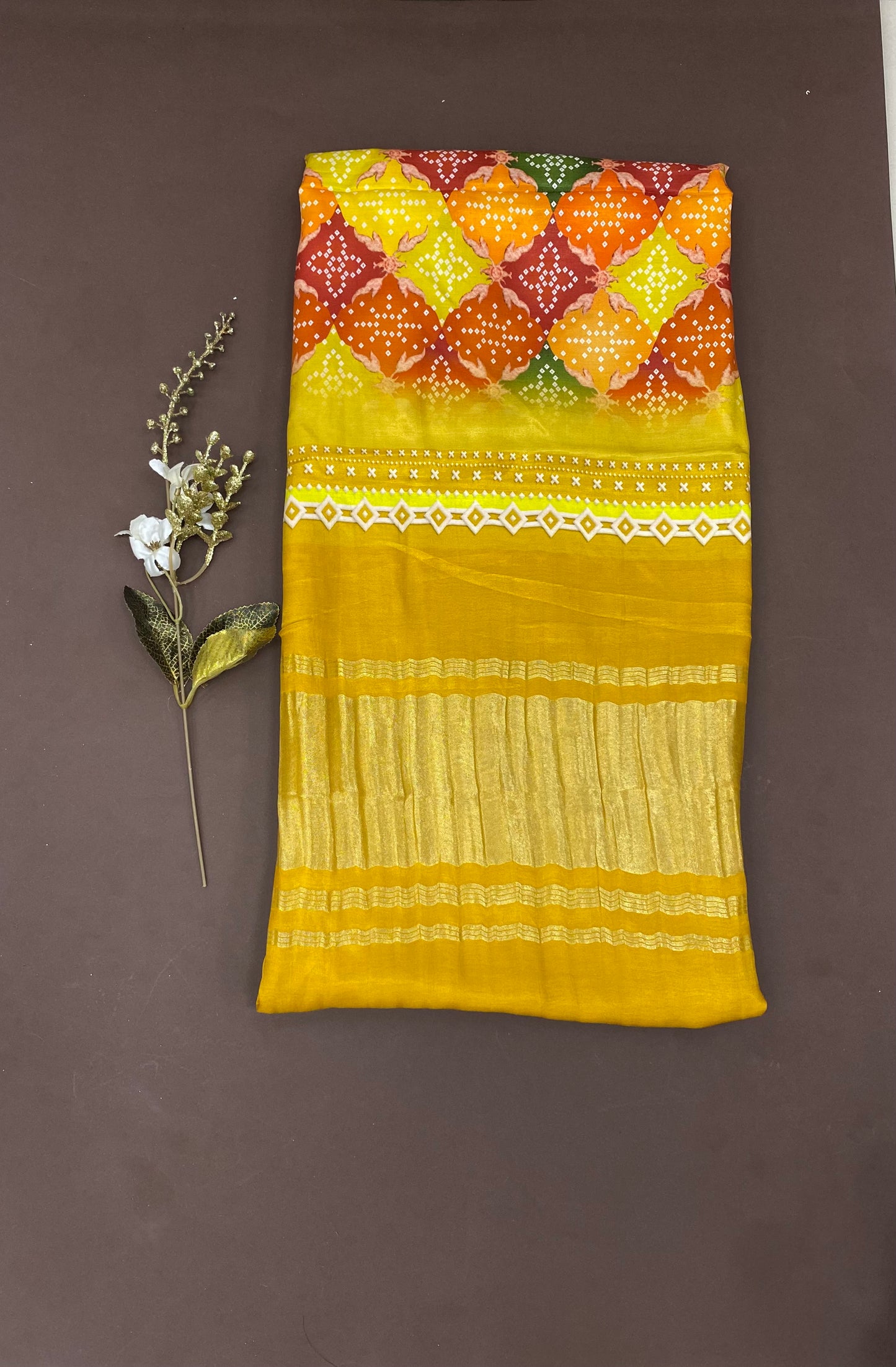 Gazi Silk Printed Dupatta