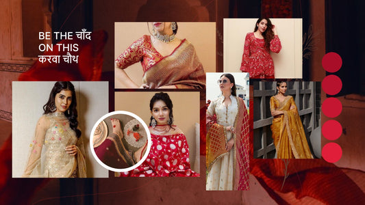 Be The Chand On This Karva Chauth  With Banaraswala Fabrics