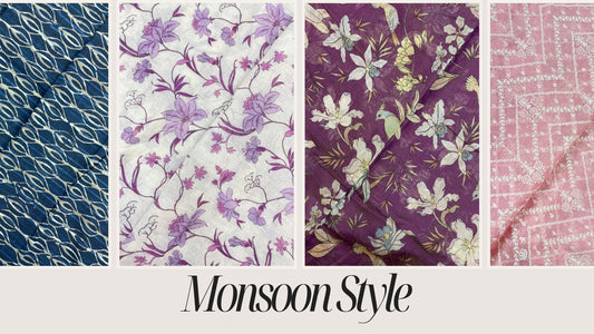 Embrace the Monsoon-Friendly Fabrics by Banaraswala Fabrics