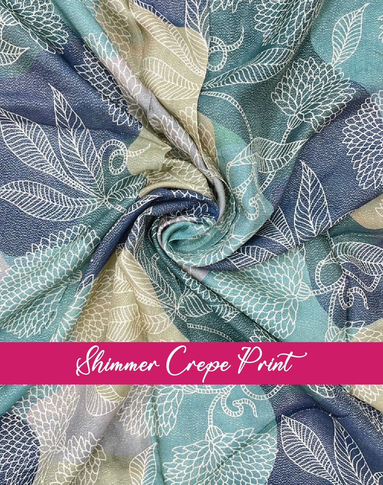 Shimmer Crepe Print