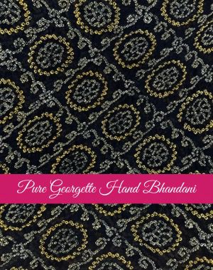 Pure Gorgette Hand Bandhani