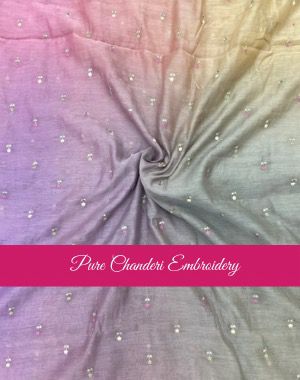 Chanderi Silk Embroidery