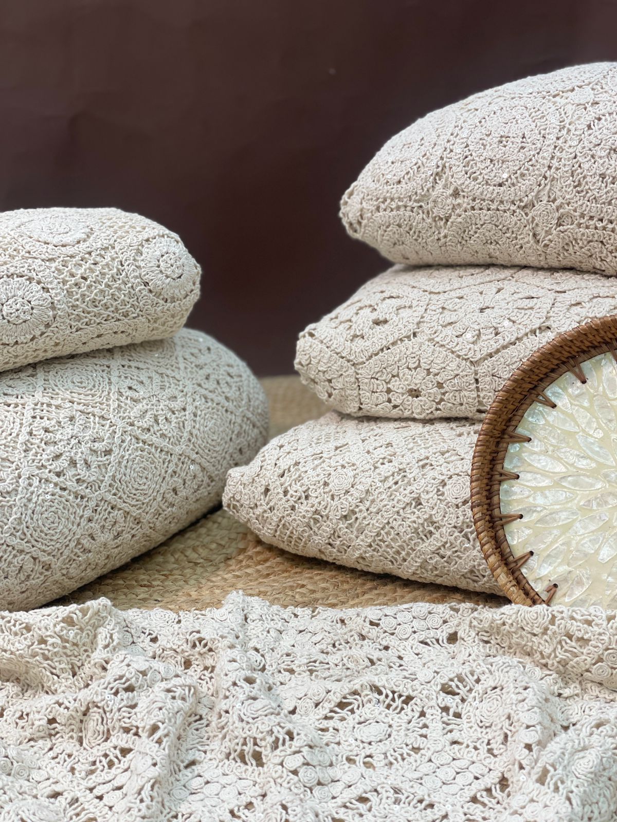 dyeable Chrochet Embroidery