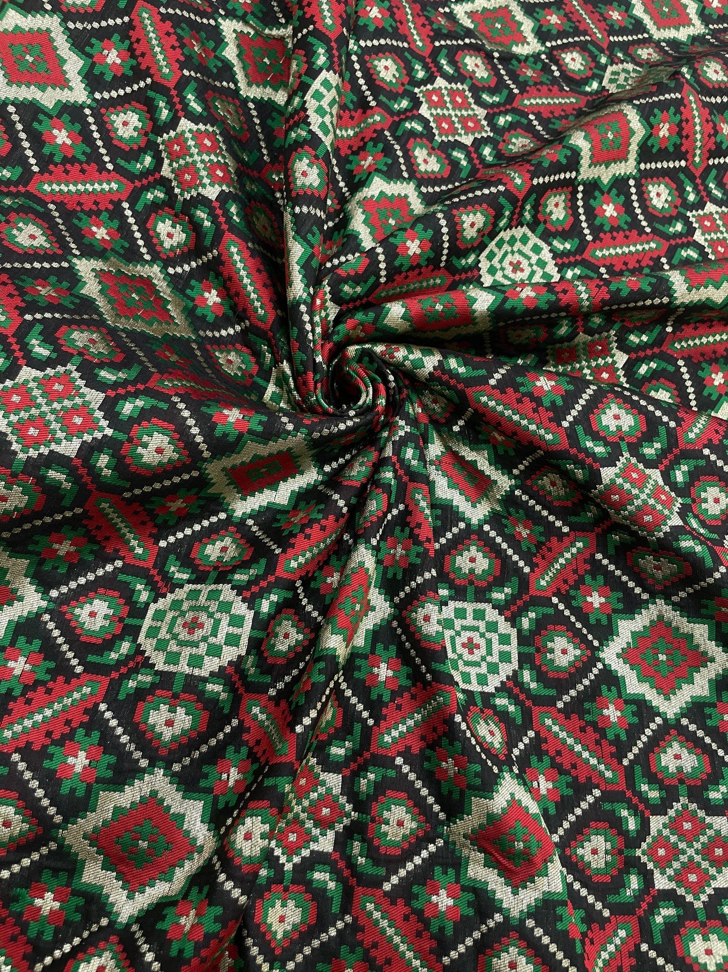 Pure Banarasi Resham Patola Brocade (44’inch)