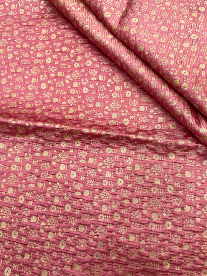 Pure Banarasi Katan Silk Zari Brocade